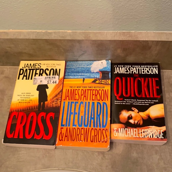 JAMES PATTERSON Book Bundle, Cross, Lifeguard, & The Quickie - Picture 2 of 8